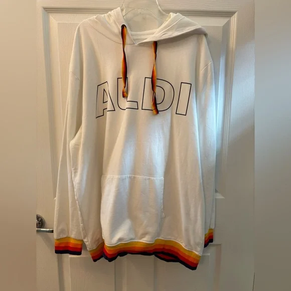 Aldi Gear Unisex Hooded Logo Sweatshirt Size XL - Picture 1 of 8